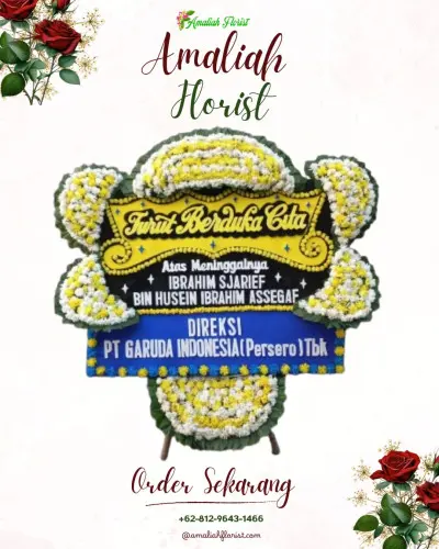 Papan Bunga Duka di Sukanagalih